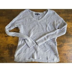 American Eagle Soft Waffle Knit Sweater • Light Lavender Blue • Size Small